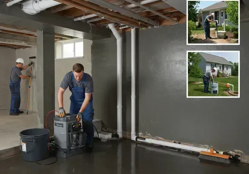 Basement Waterproofing and Flood Prevention process in Fairfax, OK